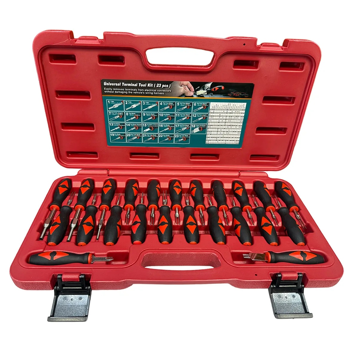 23-Piece Terminal Release Tool Kit for Connector & Pigtail Repairs - Image 2