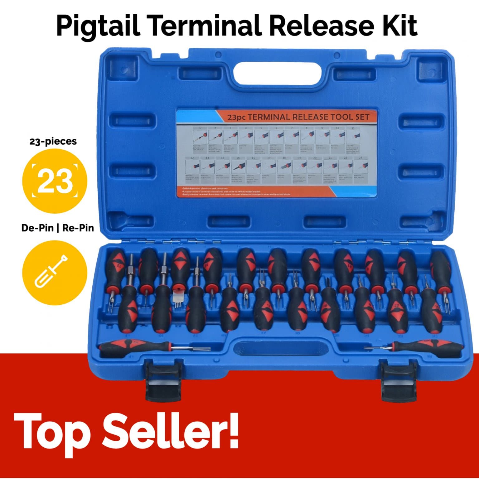 Connector and Pigtail Repair Terminal Release Kit
