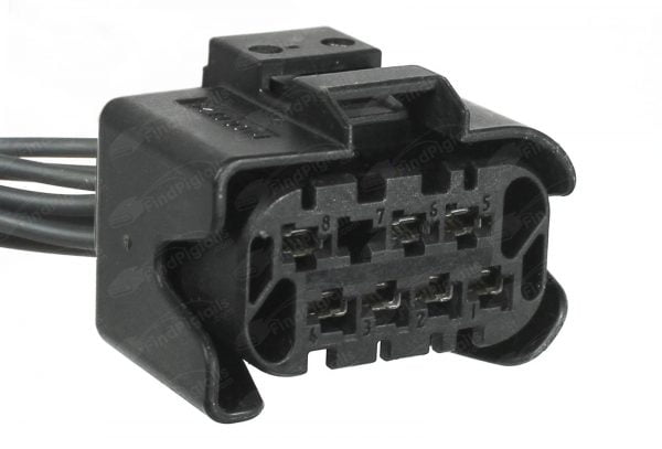 A24B8 is a 8-pin automotive connector which serves at least 1 functions for 1+ vehicles.