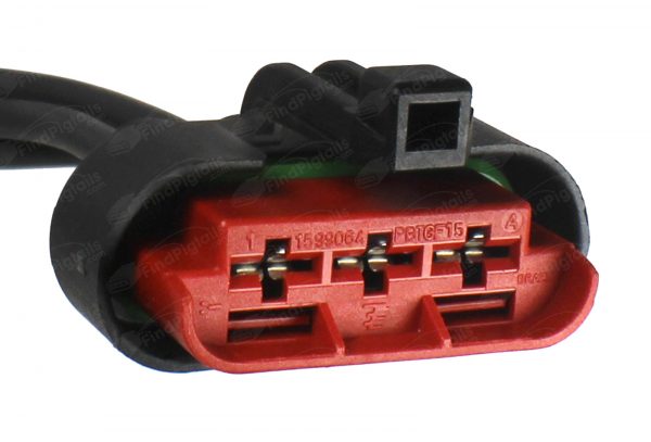 B32B3 is a 3-pin automotive connector which serves at least 15 functions for 2+ vehicles.