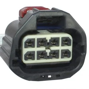 B72C8 is a 8-pin automotive connector which serves at least 21 functions for 1+ vehicles.