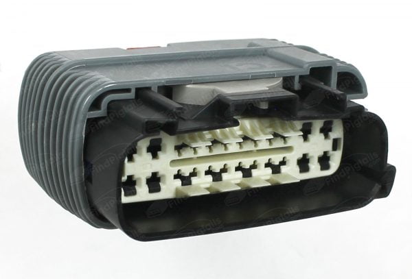 C14E24 is a 15-pin+ automotive connector which serves at least 23 functions for 1+ vehicles.