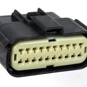 C21D20 is a 15-pin+ automotive connector which serves at least 16 functions for 2+ vehicles.