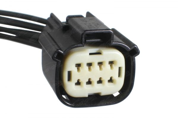 D12D8 is a 8-pin automotive connector which serves at least 122 functions for 1+ vehicles.