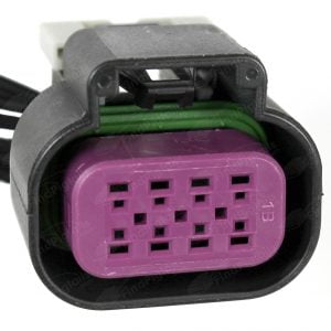 D13B8 is a 8-pin automotive connector which serves at least 7 functions for 1+ vehicles.