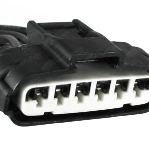 D81A6 is a 6-pin automotive connector which serves at least 12 functions for 1+ vehicles.