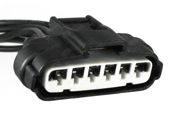 D81A6 is a 6-pin automotive connector which serves at least 12 functions for 1+ vehicles.