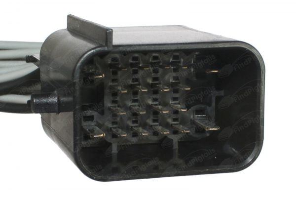 E14E20 is a 15-pin+ automotive connector which serves at least 1 function for 1+ vehicles.