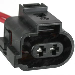 E22A2 is a 2-pin automotive connector which serves at least 5 functions for 1+ vehicles.