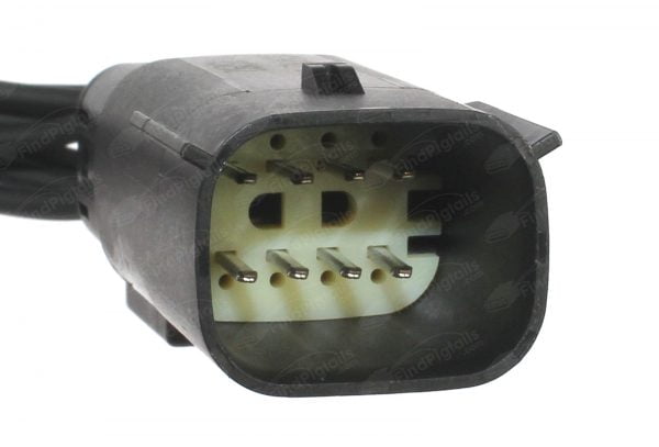 E31C8 is a 8-pin automotive connector which serves at least 4 functions for 1+ vehicles.