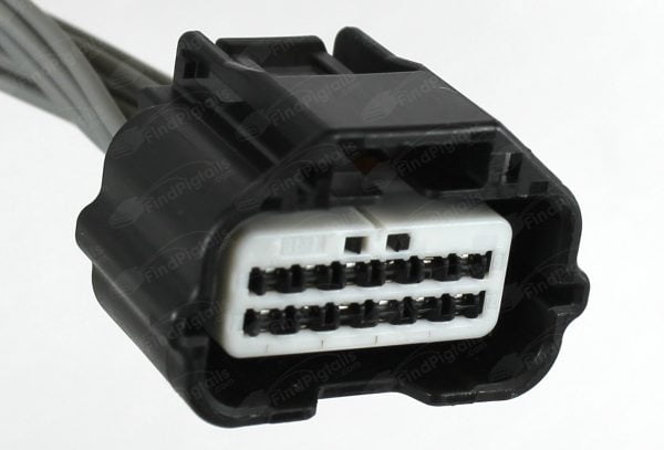 E32D12 is a 12-pin automotive connector which serves at least 32 functions for 1+ vehicles.