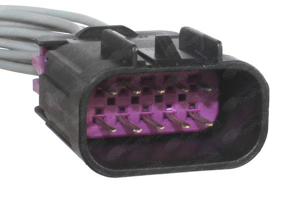 E33C10 is a 10-pin automotive connector which serves at least 1 functions for 1+ vehicles.