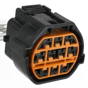 E72A10 is a 10-pin automotive connector which serves at least 37 functions for 1+ vehicles.