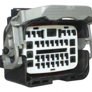 E82A34 is a 15-pin+ automotive connector which serves at least 63 functions for 1+ vehicles.