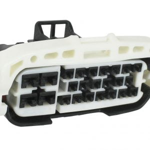 E9X24 is a 15-pin+ automotive connector which serves at least 15 functions for 1+ vehicles.