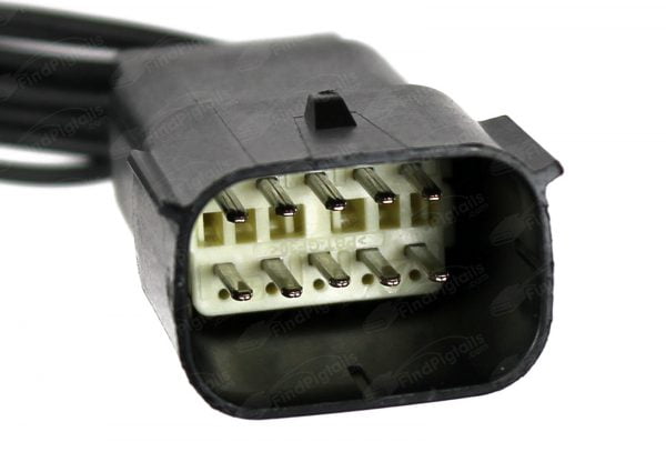 F24A10 is a 10-pin automotive connector which serves at least 21 functions for 1+ vehicles.