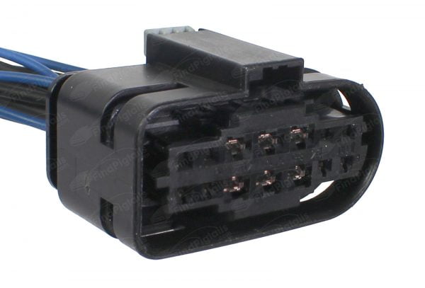 F25C14 is a 14-pin automotive connector which serves at least 28 functions for 1+ vehicles.