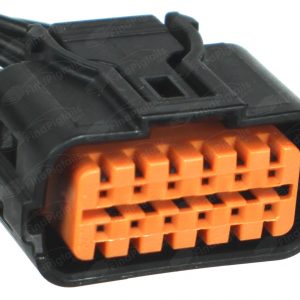 F32D12 is a 12-pin automotive connector which serves at least 5 functions for 1+ vehicles.