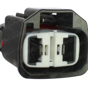 F62B2 is a 2-pin automotive connector which serves at least 5 functions for 0+ vehicles.