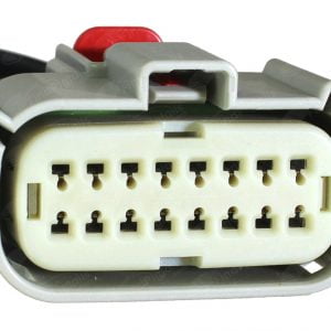 G75C16 is a 15-pin+ automotive connector which serves at least 1 function for 0+ vehicles.