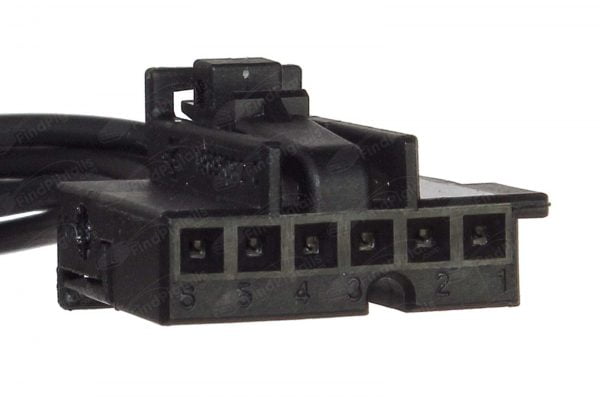H26D6 is a 6-pin automotive connector which serves at least 4 functions for 1+ vehicles.