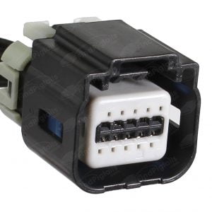 H66A10 is a 10-pin automotive connector which serves at least 7 functions for 0+ vehicles.