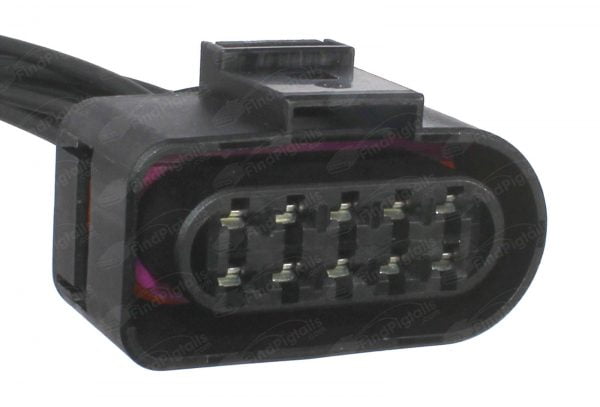 L56A10 is a 10-pin automotive connector which serves at least 104 functions for 6+ vehicles.