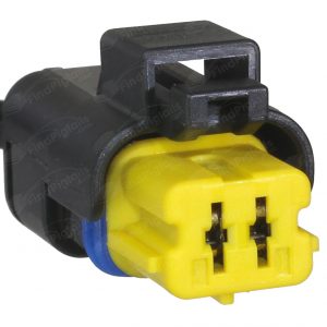 L64C2 is a 2-pin automotive connector which serves at least 14 functions for 1+ vehicles.