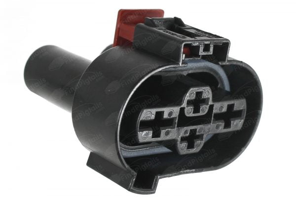 L66C4 is a 4-pin automotive connector which serves at least 12 functions for 6+ vehicles.