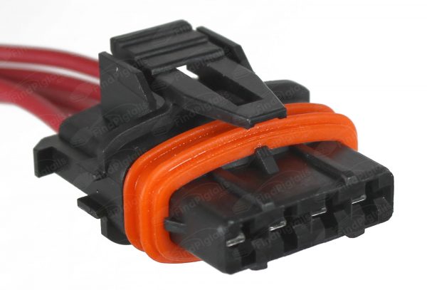 L73C4 is a 4-pin automotive connector which serves at least 13 functions for 1+ vehicles.