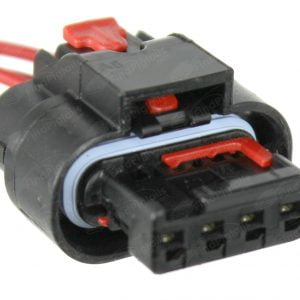 L83B4 is a 4-pin automotive connector which serves at least 7 functions for 1+ vehicles.