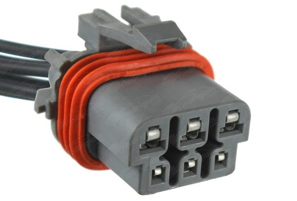 R43C6 is a 6-pin automotive connector which serves at least 26 functions for 1+ vehicles.