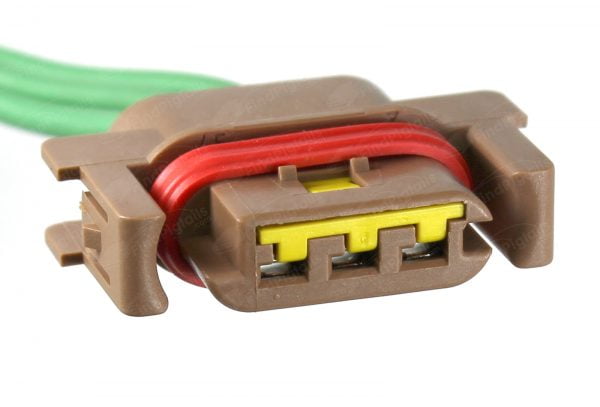 T43A3 is a 3-pin automotive connector which serves at least 7 functions for 1+ vehicles.
