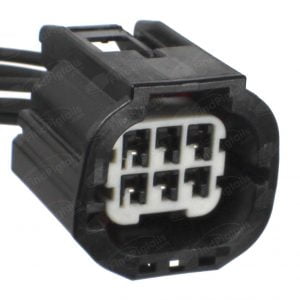 T76C6 is a 6-pin automotive connector which serves at least 22 functions for 1+ vehicles.