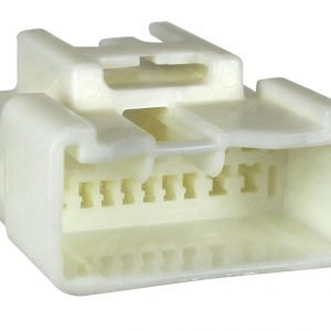 Y44B14 is a 14-pin automotive connector which serves at least 4 functions for 0+ vehicles.