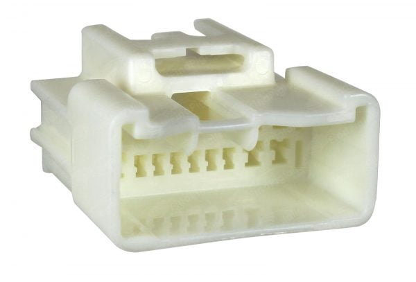 Y44B14 is a 14-pin automotive connector which serves at least 4 functions for 0+ vehicles.