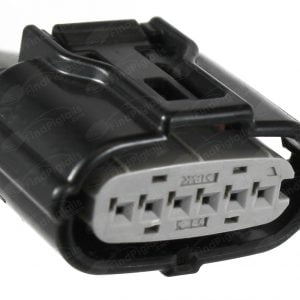 Y510B6 is a 6-pin automotive connector which serves at least 18 functions for 1+ vehicles.