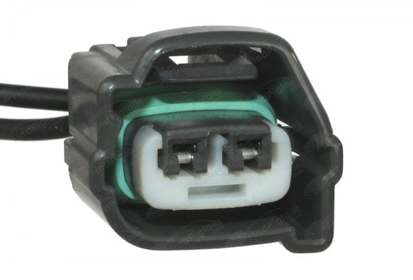 Y76B2 is a 2-pin automotive connector which serves at least 15 functions for 1+ vehicles.
