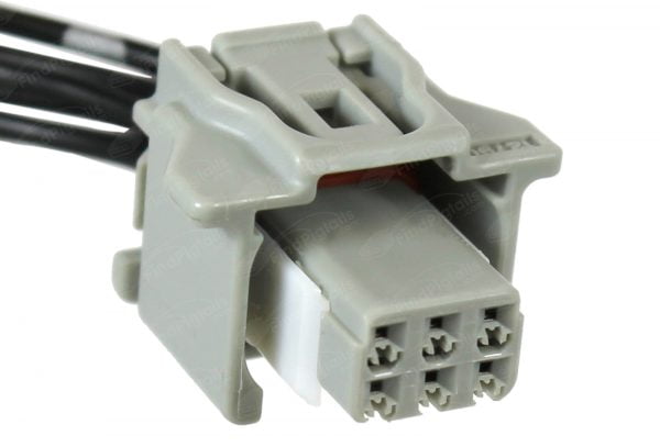 Y79A6 is a 6-pin automotive connector which serves at least 12 functions for 1+ vehicles.