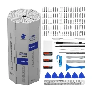 128-in-1 Precision Screwdriver & Connector Repair Kit