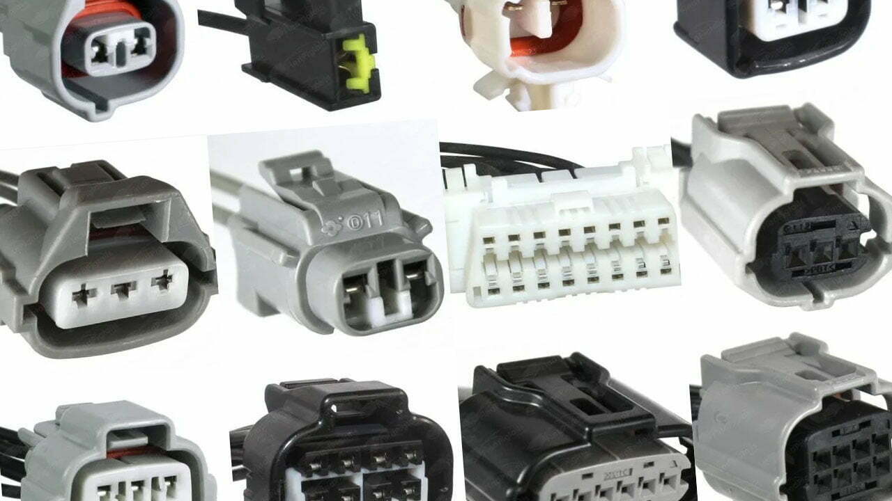 12 oem automotive connectors from 2 to 6 pins for all types of cars