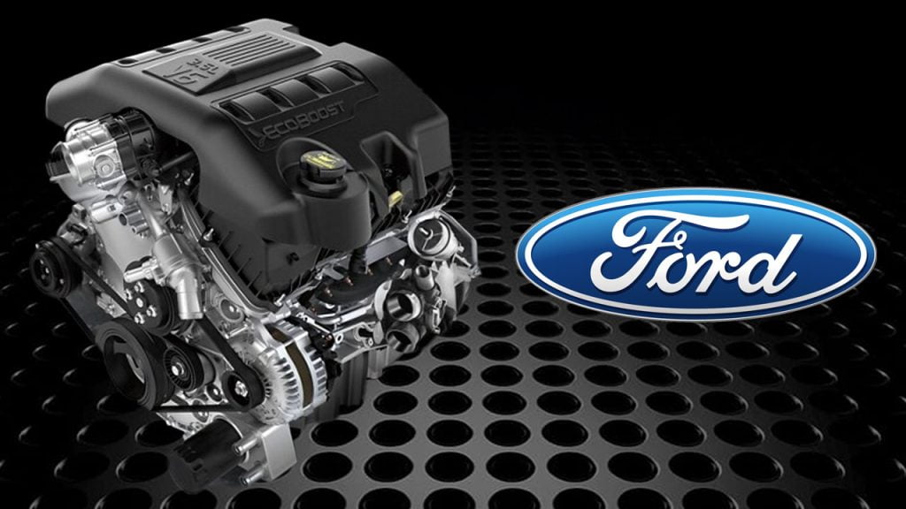 ford engine and ford logo