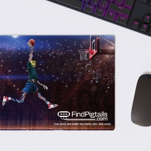 FindPigtails Mousepad – “Mr. Pigtail Slam Dunk” Edition